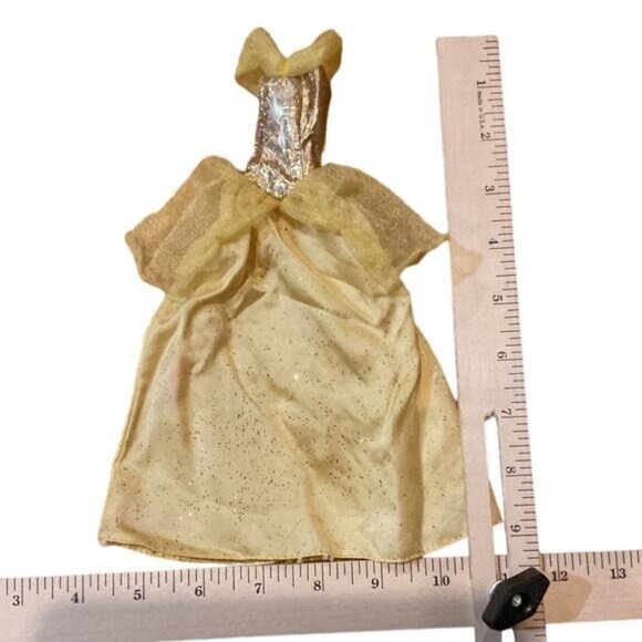 Disney Princess Belle Beauty and The Beast Doll Gown Dress - Picture 3 of 3